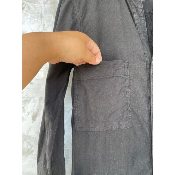 Frank & Eileen Women’s Northern Ireland Flax Cotton Jumpsuit  Black XS - Picture 10 of 12